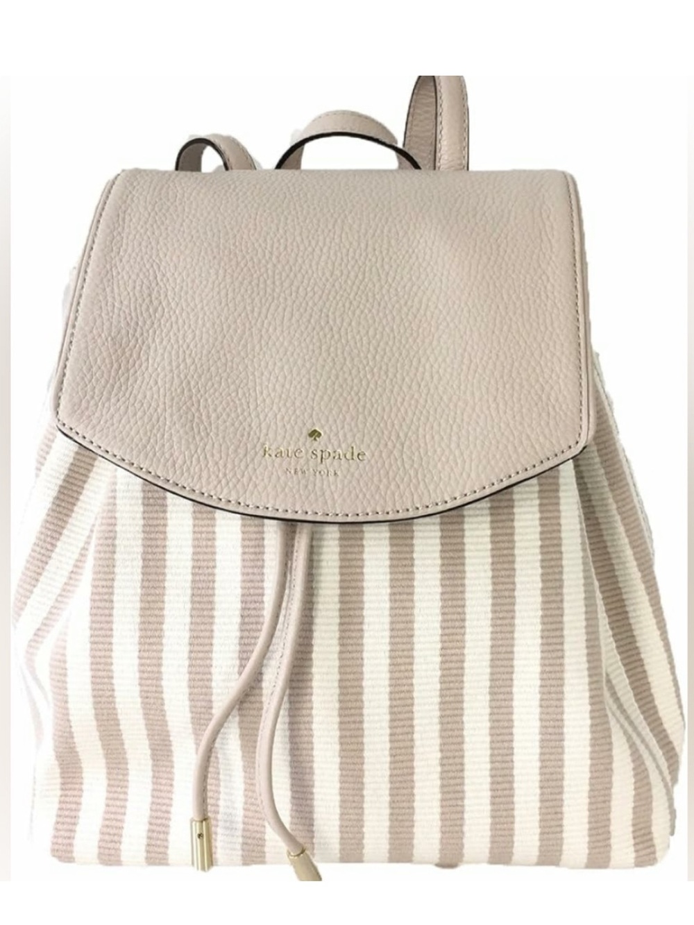Kate Spade Mulberry Street Breezy Striped Backpack-Like New-Adjustable, MSRP$428